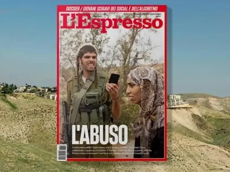 Il fotografo che ha fatto la copertina dell’Espresso sugli abusi dei coloni israeliani in Palestina è stato costretto a pubblicare un video della scena per dimostrare che la foto non è fatta con l’AI