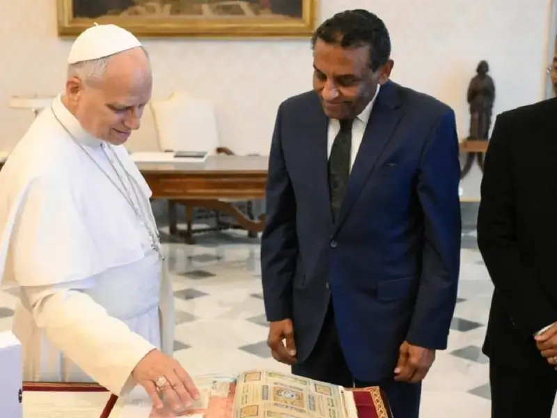 Il primo ministro sudanese ricevuto dal papa