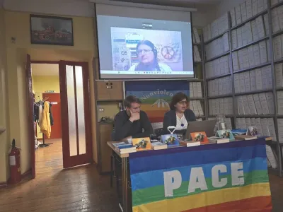 Ripudiare la guerra! Incontro con Artem Klyga e Yuri Sheliazhenko