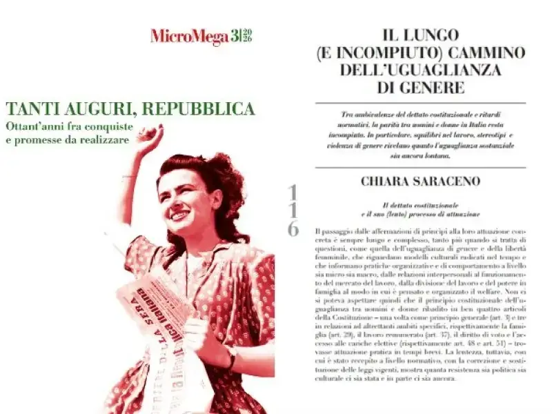 Il lungo (e incompiuto) cammino dell’uguaglianza di genere