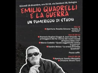 Emilio Quadrelli, un comunista eretico contro la guerra