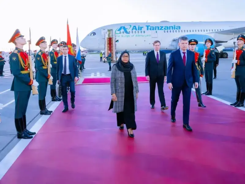 Tanzania: storica visita dalla presidente Samia in Russia