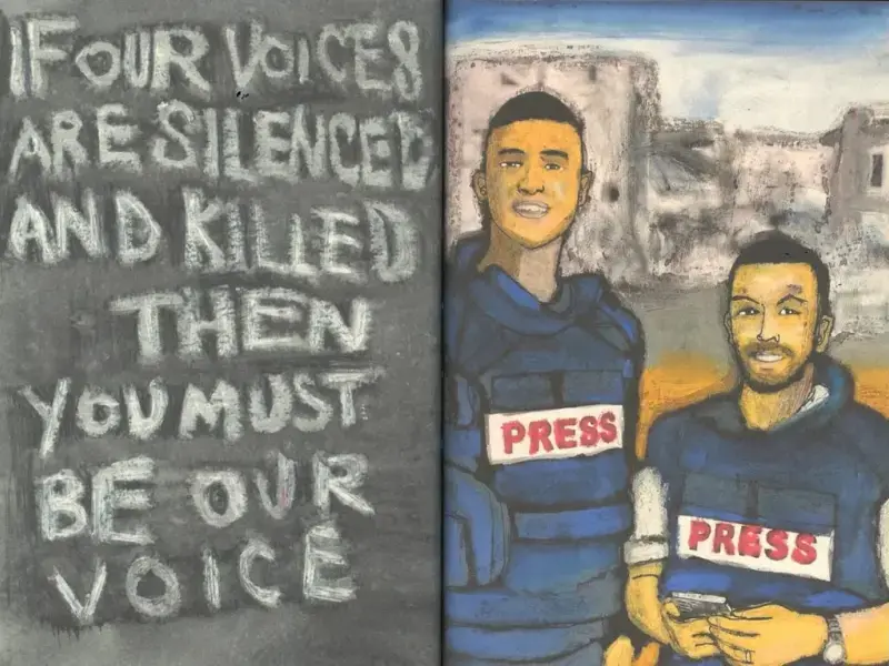 Il genocidio di Gaza in un diario illustrato che è diventato un libro
