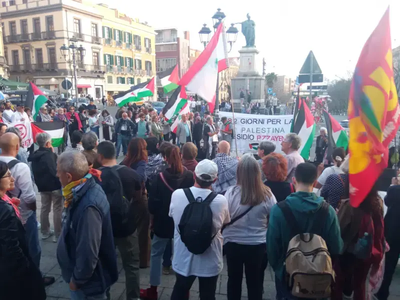 Cagliari scende in piazza con la Freedom Flotilla