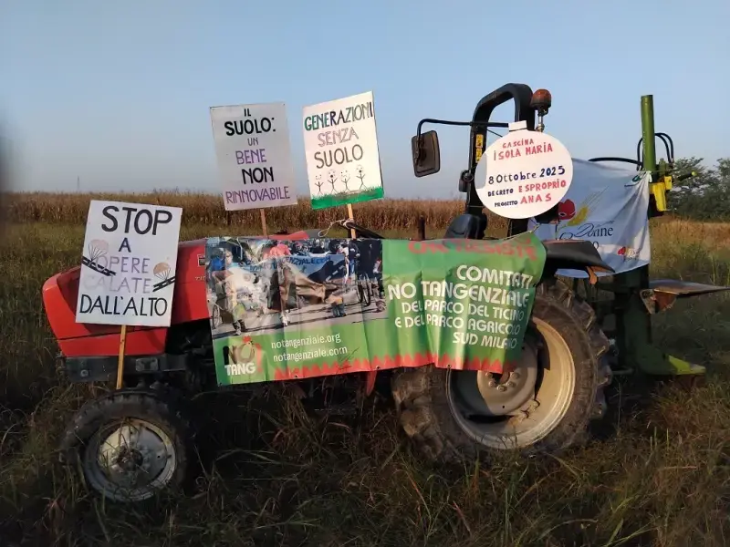 Consumo di suolo ed espropri ad Abbiategrasso. La lotta del comitato “No tangenziale”