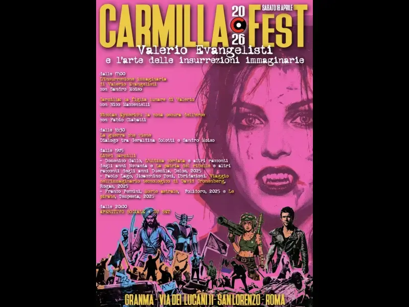 Contro Dracula oggi a Roma è Carmillafest