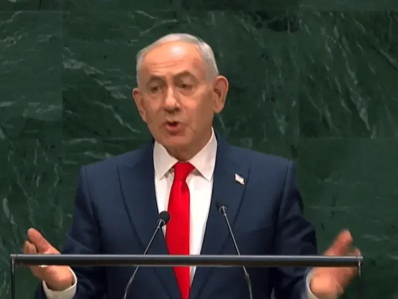 Netanyahu attacca il mondo intero in una sala quasi vuota dell’Onu