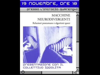 Una critica femminista all’intelligenza artificiale con Ippolita e Ronke Oluwadare 21 Novembre Antigone Milano