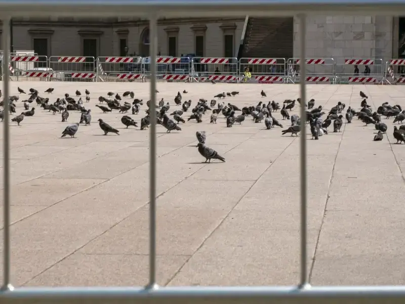 Cronaca di una manifestazione senza manifestanti