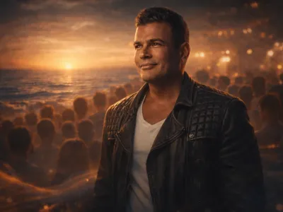 Amr Diab, the Egyptian voice symbol of the 90s