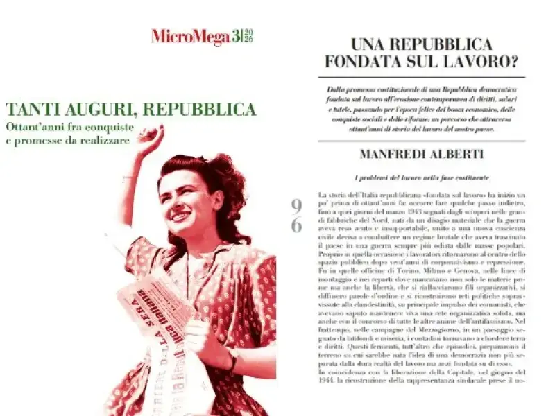 Una Repubblica fondata sul lavoro?