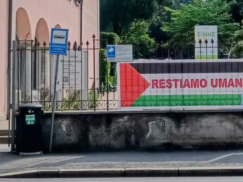 Varese: lo striscione ricomparso