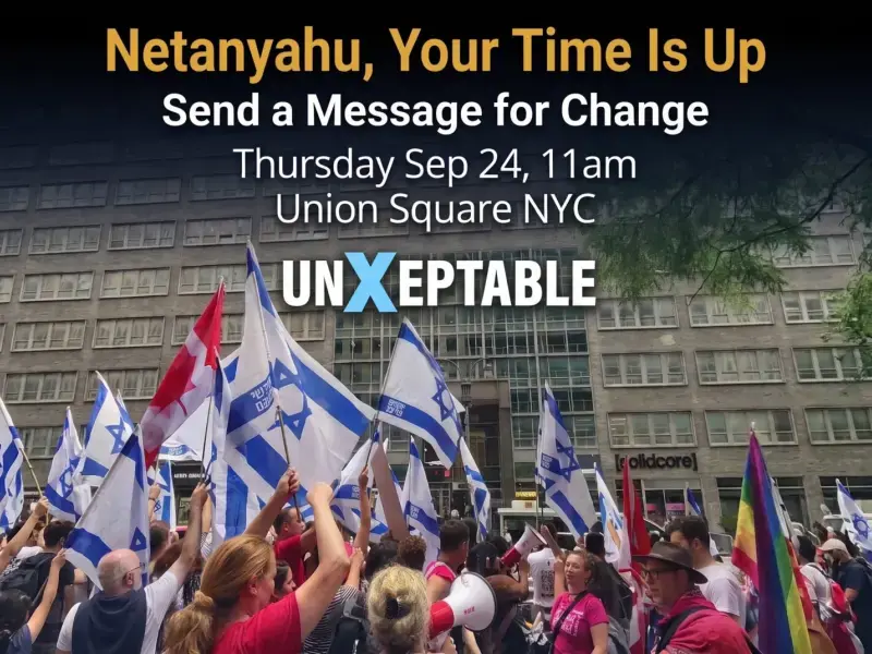 Domani a New York si sentirà un coro di voci ebraiche contro il tiranno israeliano