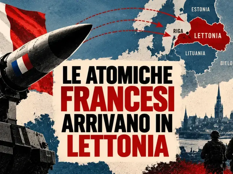 Le atomiche francesi arrivano in Lettonia