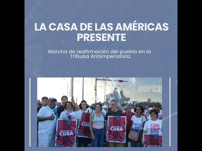 Messaggio di Abel Prieto, presidente della Casa de las Américas a Cuba, a chi si sta mobilitando per il suo Paese