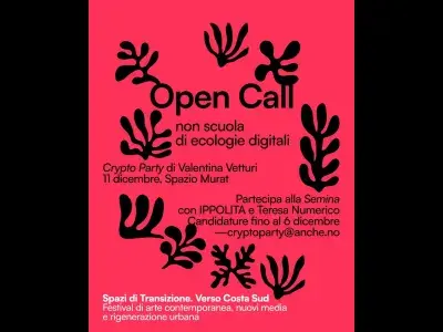 Crypo Party Narrazioni dissonanti, 11 dicembre, Bari