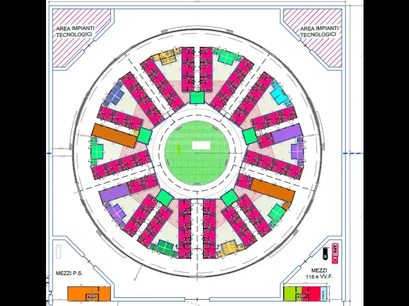 Il nuovo Cpr di Castel Volturno “inaugura” il Panopticon per la detenzione dei migranti