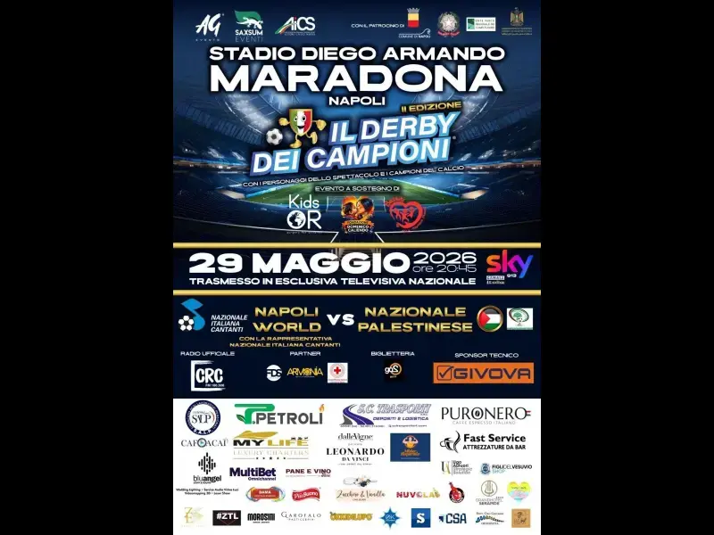 Derby dei Campioni. La Nazionale di calcio della Palestina allo Stadio Maradona